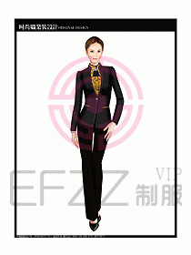 專賣店營業員服裝設計圖1176