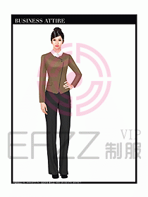 專賣店營業員服裝設計圖1187