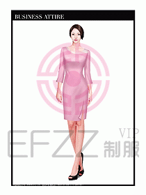 專賣店營業員服裝設計圖1191