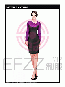 專賣店?duì)I業(yè)員服裝設(shè)計(jì)圖1197
