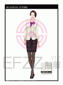 專賣店營業員服裝設計圖1201