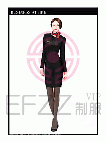 專賣店營業員服裝設計圖1203