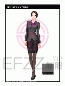 專賣店營業員服裝設計圖1199