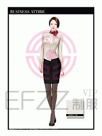 專賣店營業員服裝設計圖1204