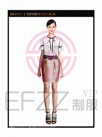 女職業(yè)裝短袖襯衫設計圖261