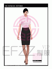 女職業(yè)裝短袖襯衫設(shè)計圖274