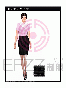 女職業裝短袖襯衫設計圖322