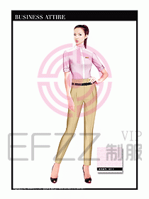 女職業(yè)裝短袖襯衫設計圖325