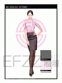 女職業(yè)裝短袖襯衫設(shè)計(jì)圖331