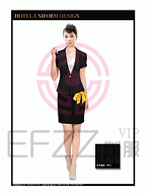 酒店大堂服務員制服設(shè)計圖665