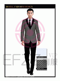 酒店大堂服務(wù)員制服設(shè)計(jì)圖672