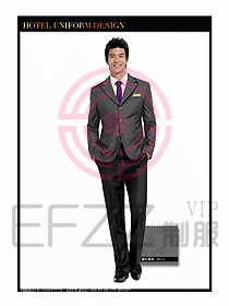酒店大堂服務員制服設計圖670