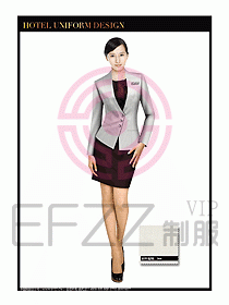 酒店大堂服務(wù)員制服設(shè)計圖683