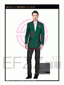 酒店大堂服務(wù)員制服設(shè)計圖687