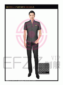 酒店大堂服務(wù)員制服設(shè)計(jì)圖693