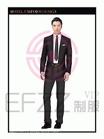 酒店大堂服務員制服設計圖706