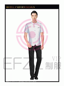 酒店大堂服務員制服設計圖709