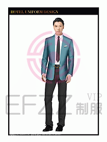 酒店大堂服務員制服設計圖708