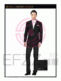 酒店大堂服務員制服設計圖717