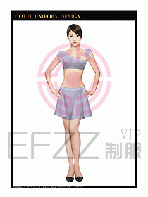 SPA按摩技師制服設計圖830