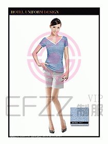 SPA按摩技師制服設(shè)計圖839