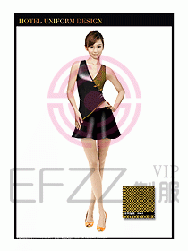 SPA按摩技師制服設(shè)計圖840