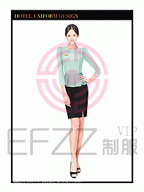 SPA按摩技師制服設計圖851
