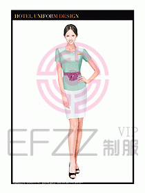 SPA按摩技師制服設計圖850