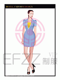 SPA按摩技師制服設計圖862