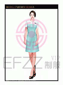 SPA按摩技師制服設(shè)計(jì)圖858