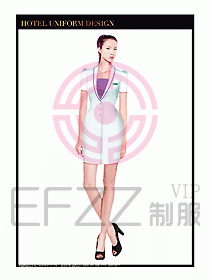 SPA按摩技師制服設(shè)計圖860