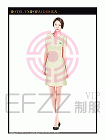 SPA按摩技師制服設(shè)計(jì)圖865