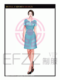 SPA按摩技師制服設計圖867