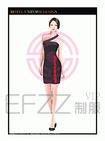 SPA按摩技師制服設計圖873