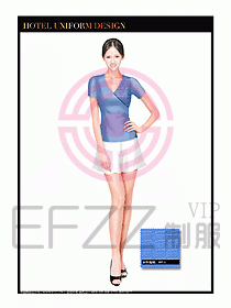 SPA按摩技師制服設計圖880