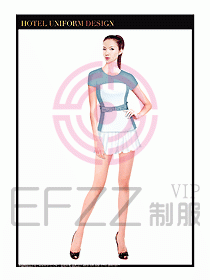 SPA按摩技師制服設(shè)計(jì)圖884