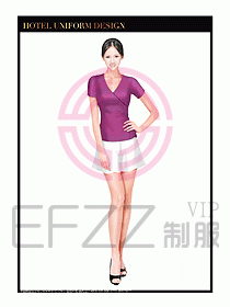 SPA按摩技師制服設計圖886