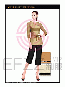 SPA按摩技師制服設計圖909