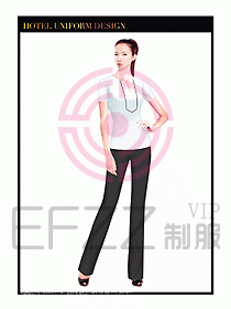 SPA按摩技師制服設計圖915