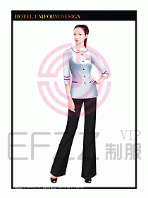 SPA按摩技師制服設計圖917