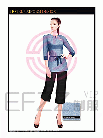 SPA按摩技師制服設計圖924