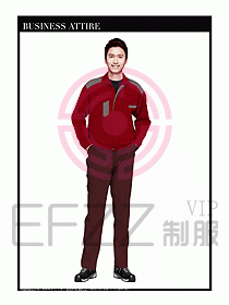 春秋款工程服服裝設計圖858