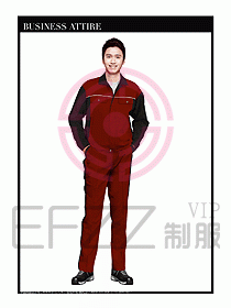 春秋款工程服服裝設計圖912