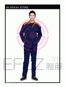春秋款工程服服裝設(shè)計(jì)圖923