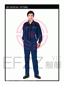 春秋款工程服服裝設計圖934