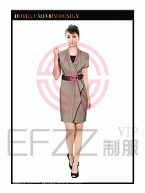 桑拿水療會所前臺服務員制服204