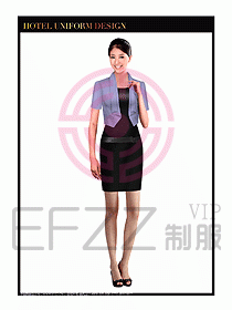 桑拿水療會所前臺服務員制服209