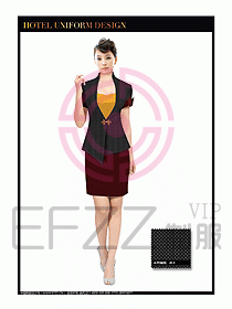 桑拿水療會所前臺服務員制服216