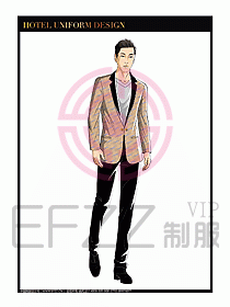 桑拿水療會所前臺服務員制服225