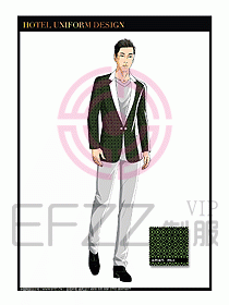 桑拿水療會所前臺服務員制服223